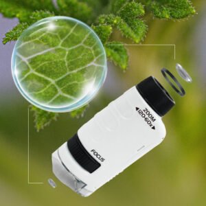 Innovative portable mini microscope for kids with LED light Užsisakykite Trendai.lt 15