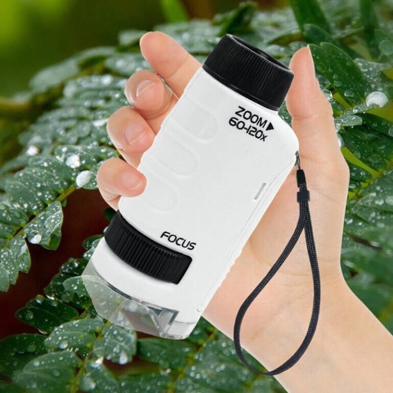 Innovative portable mini microscope for kids with LED light Užsisakykite Trendai.lt 5