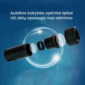 Innovative portable mini microscope for kids with LED light Užsisakykite Trendai.lt 23