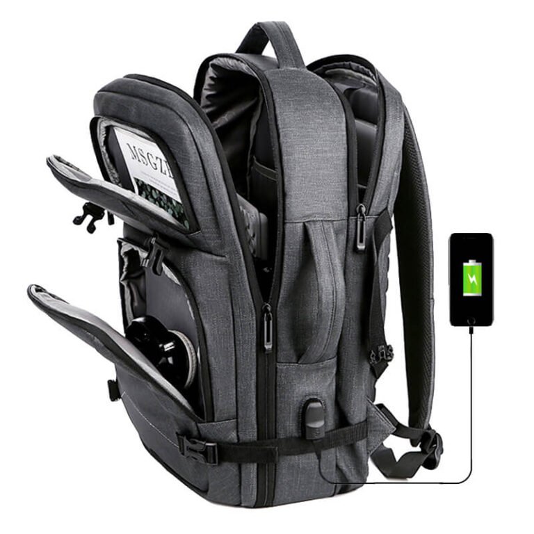 Multifunctional waterproof backpack with USB connection Užsisakykite Trendai.lt 4