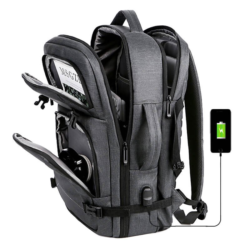 Multifunctional waterproof backpack with USB connection Užsisakykite Trendai.lt