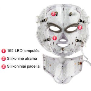 Photonic Light Therapy LED Face and Neck Mask Užsisakykite Trendai.lt 25