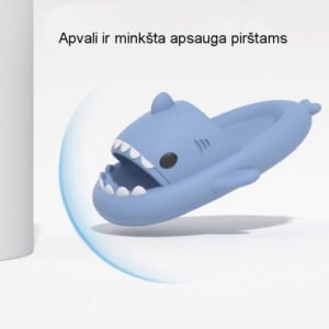 Super soft slippers, slippers with sharks Užsisakykite Trendai.lt 35