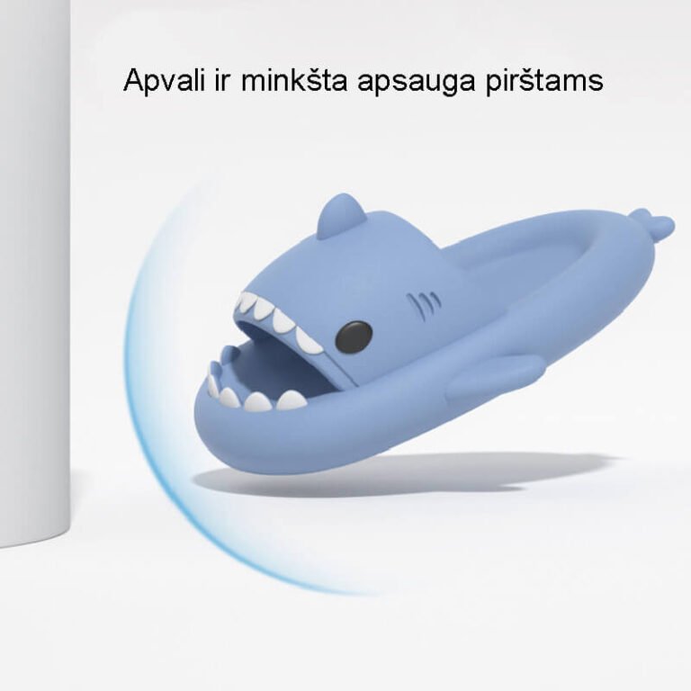 Super soft slippers, slippers with sharks Užsisakykite Trendai.lt 19