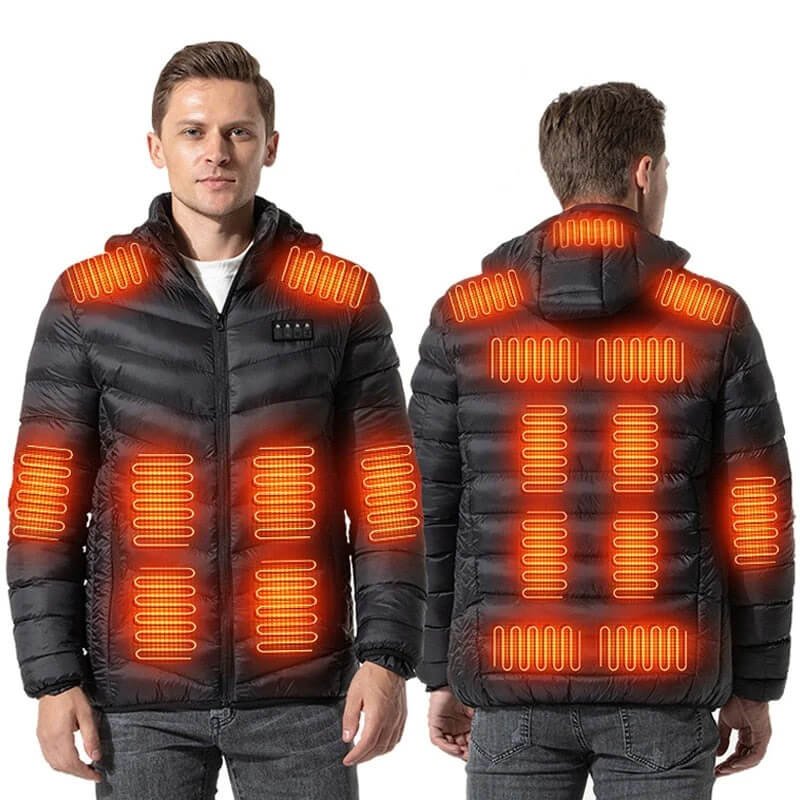 Electrically heated jacket with USB unisex up to 19 zones Užsisakykite Trendai.lt