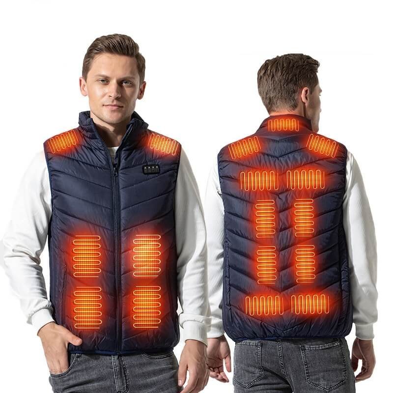 New model electrically heated vest Unisex with as many as 17 zones Užsisakykite Trendai.lt