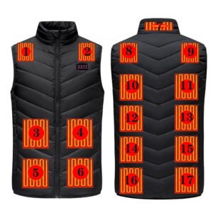 New model electrically heated vest Unisex with as many as 17 zones Užsisakykite Trendai.lt 14