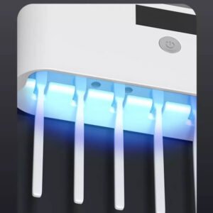 Toothbrush Holder UV Sterilizer With Toothpaste Dispenser Užsisakykite Trendai.lt 13