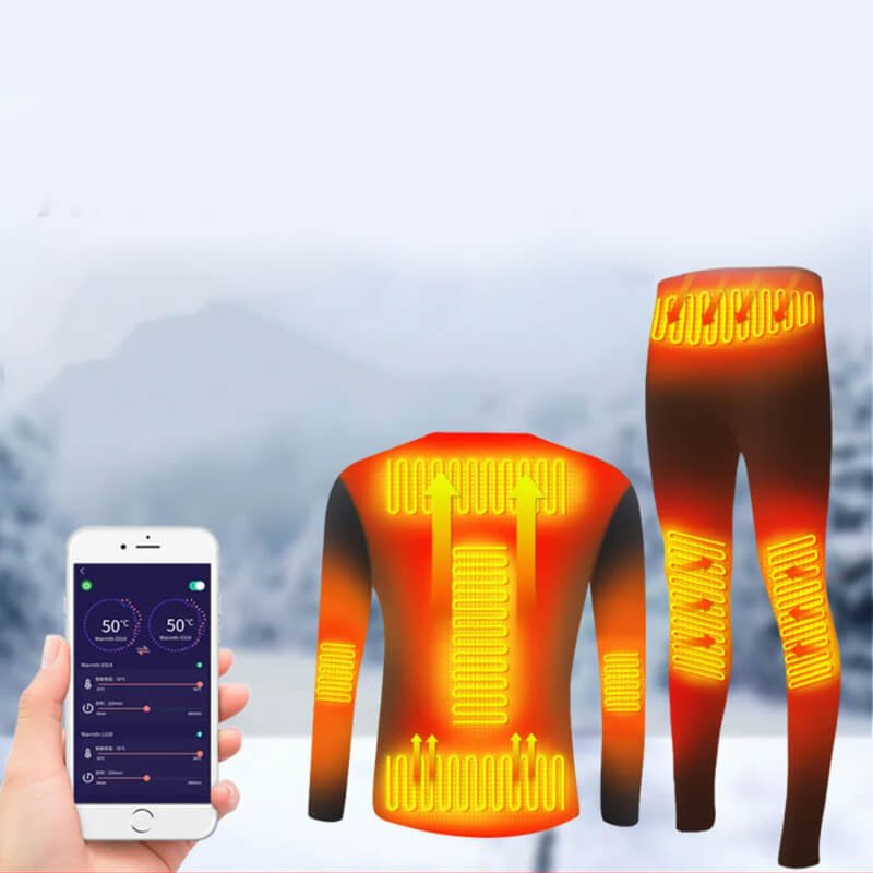 Electrically heated thermal suit for women and men with up to 13 zones Užsisakykite Trendai.lt