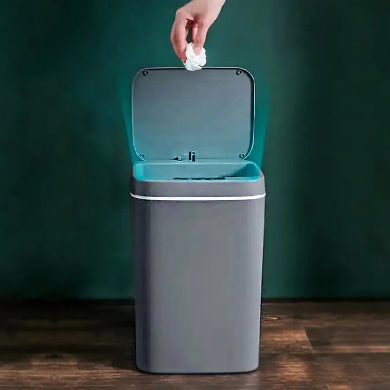 Electric Smart Trash Can with Contactless Sensor 16L Automatic Trash Can Užsisakykite Trendai.lt