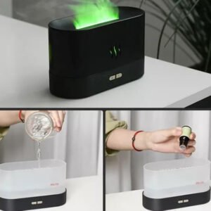 Aromatherapy air humidifier with flame effect Užsisakykite Trendai.lt 23