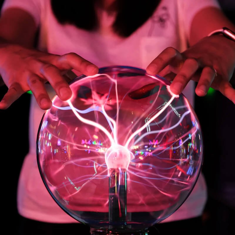 Magic Plasma Lamp in Glass with Lightning – Physics Experiment even 20CM Užsisakykite Trendai.lt