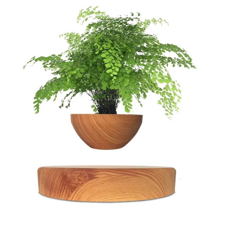 Magnetically Suspended Plant Pot Flying Levitating Vase Užsisakykite Trendai.lt 13