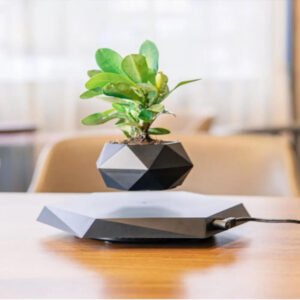 Magnetically Suspended Plant Pot Flying Levitating Vase Užsisakykite Trendai.lt 20