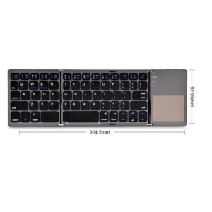 Mini Foldable Wireless Keyboard With Touch Sensitive Surface Užsisakykite Trendai.lt 19