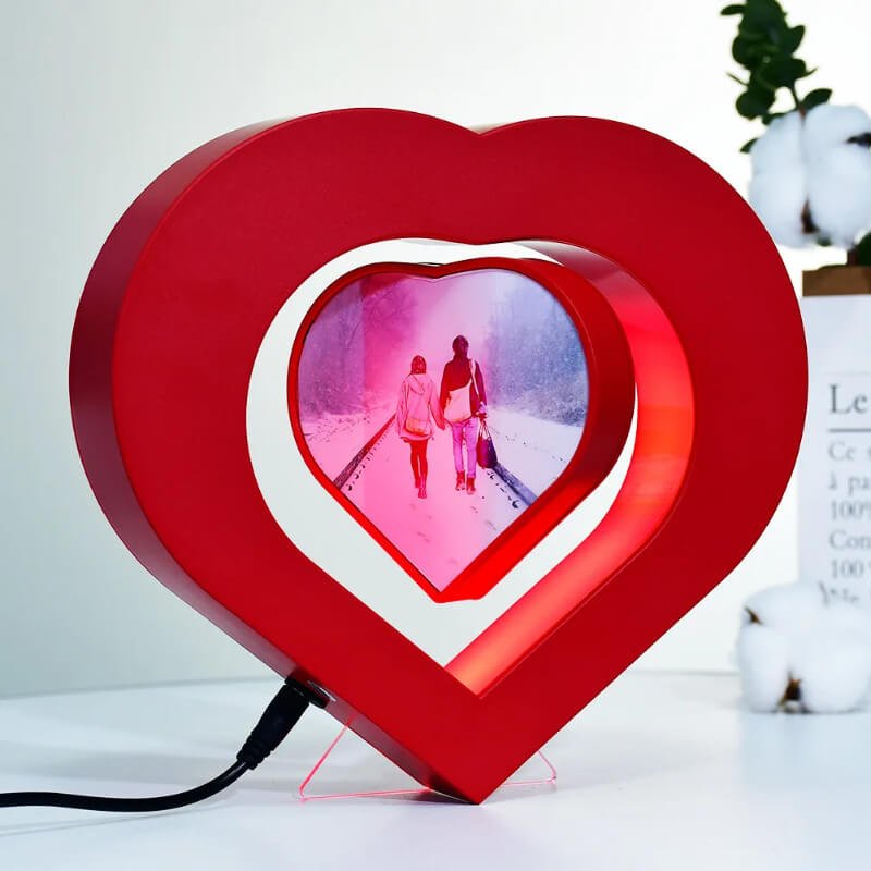 Air Levitating Heart Shaped Photo Frame Užsisakykite Trendai.lt
