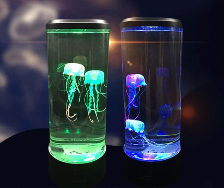 Portable Night LED Table Lamp with Jellyfish Imitation Užsisakykite Trendai.lt 5