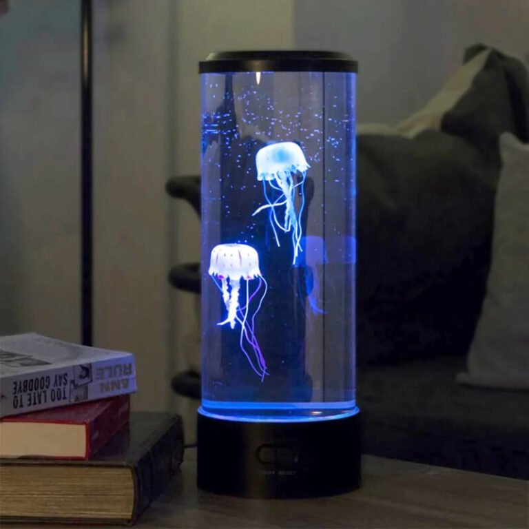 Portable Night LED Table Lamp with Jellyfish Imitation Užsisakykite Trendai.lt 4