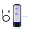 Portable Night LED Table Lamp with Jellyfish Imitation Užsisakykite Trendai.lt 30