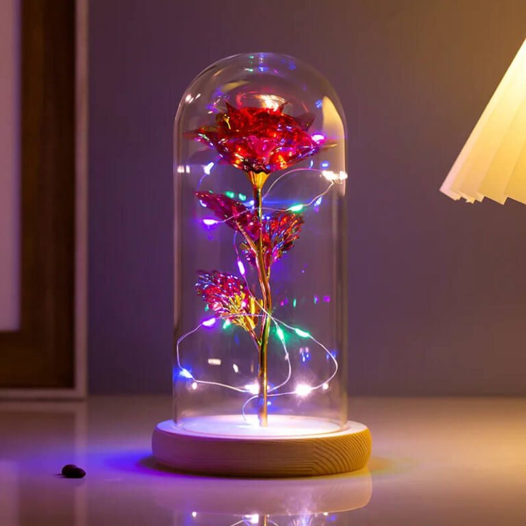 Luminous Rose in Glass Decorative Lamp Užsisakykite Trendai.lt 9