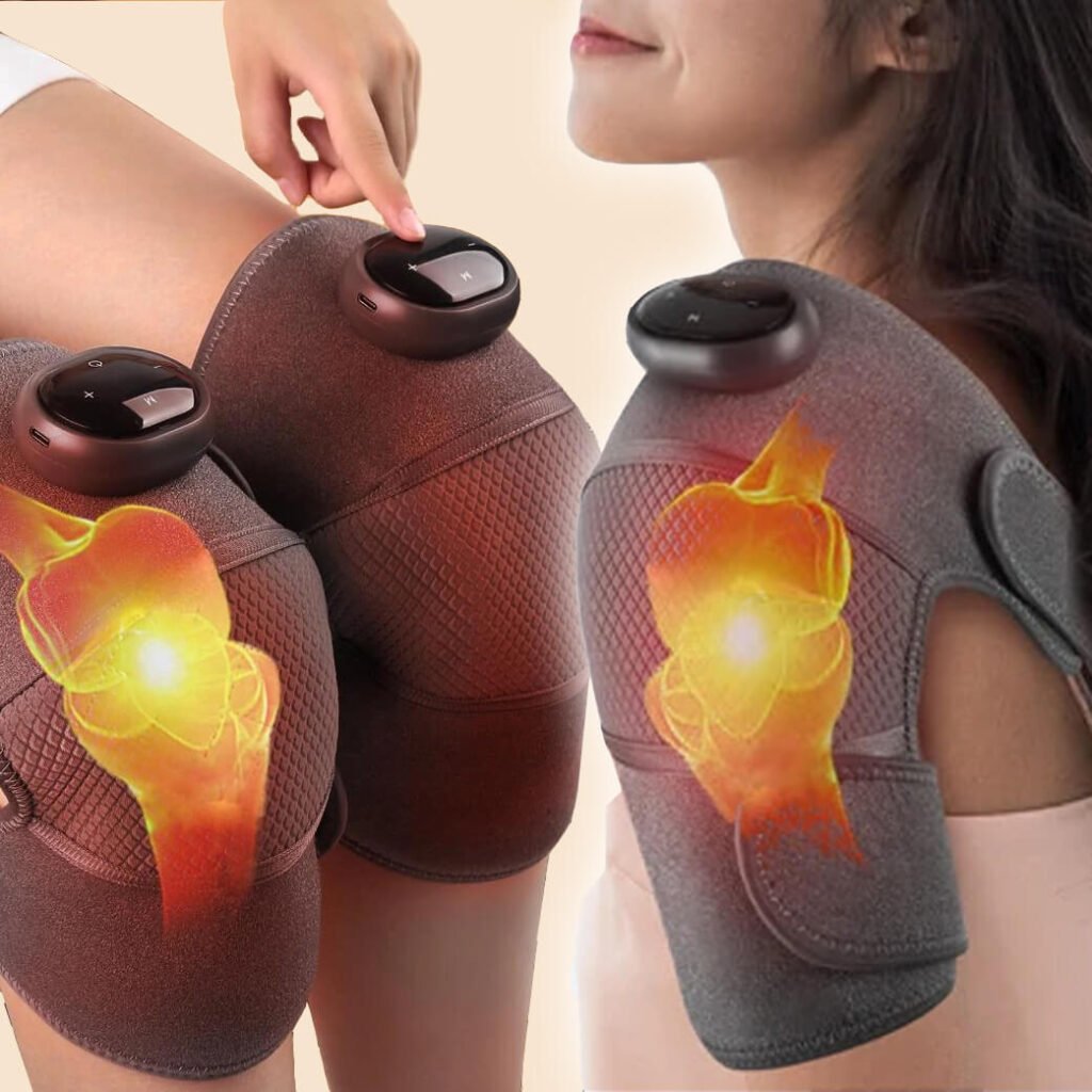 Universal electric heating and massaging brace knee elbow shoulder 3 in 1 Užsisakykite Trendai.lt