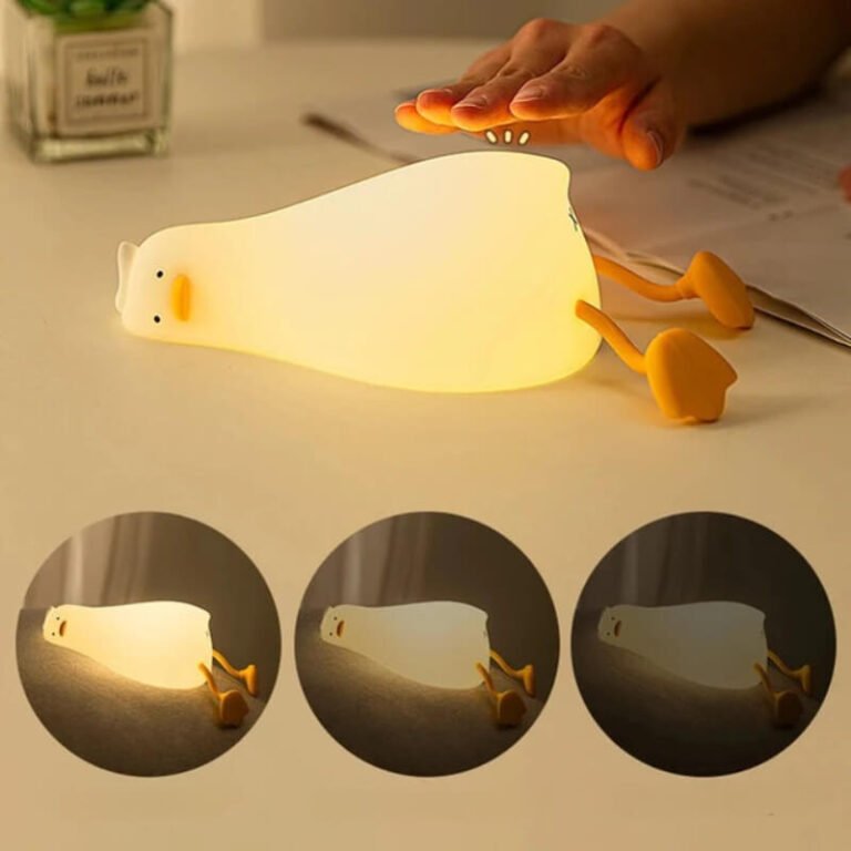 Portable Silicone Lamp for Children Goose, Capybara, Panda Užsisakykite Trendai.lt 5